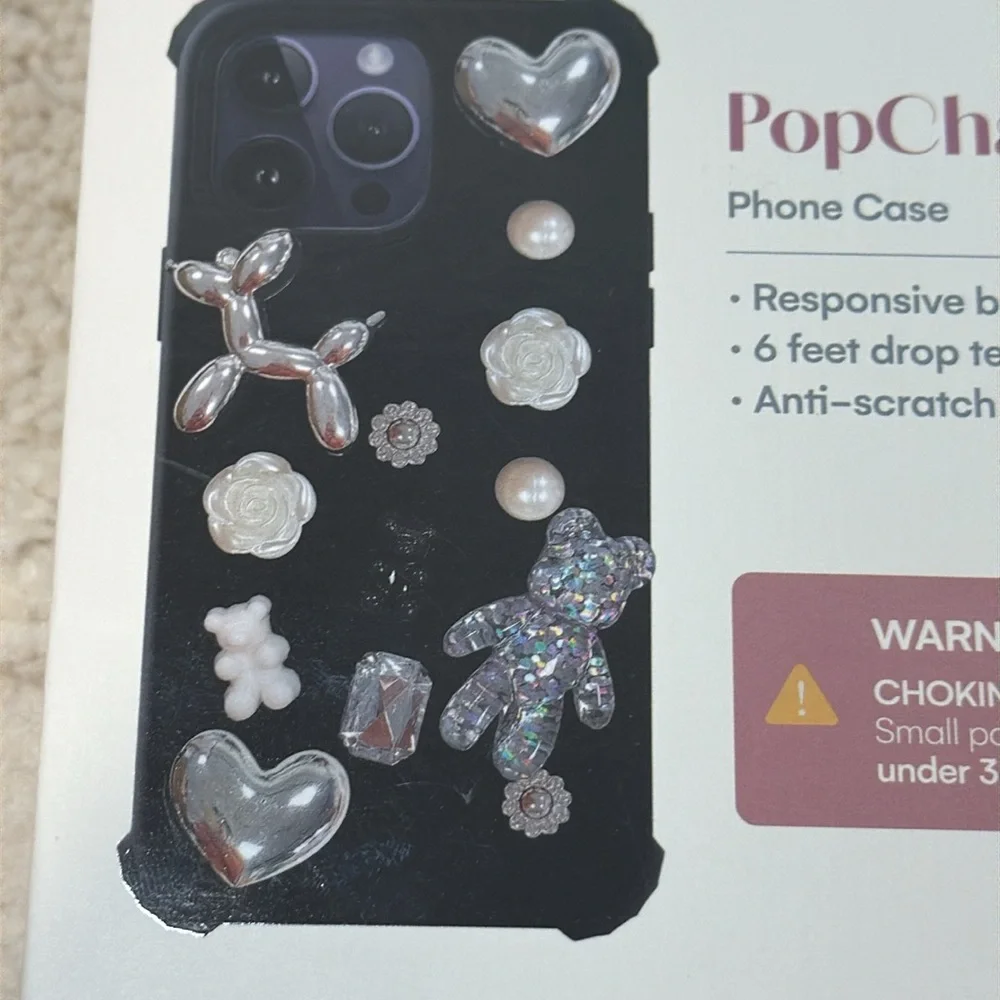 ARTIKL iPhone 16 Pro Max Case with Charms - Black
